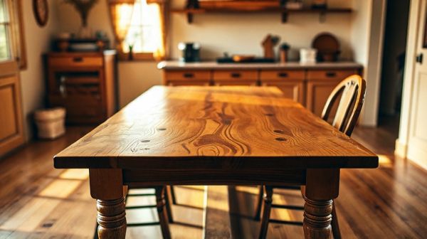 5 avantages d'une table à manger en bois de manguier