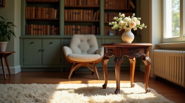 Guéridon en bois : options modernes et vintage pour votre intérieur