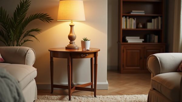 Guéridon en bois : options modernes et vintage pour votre intérieur