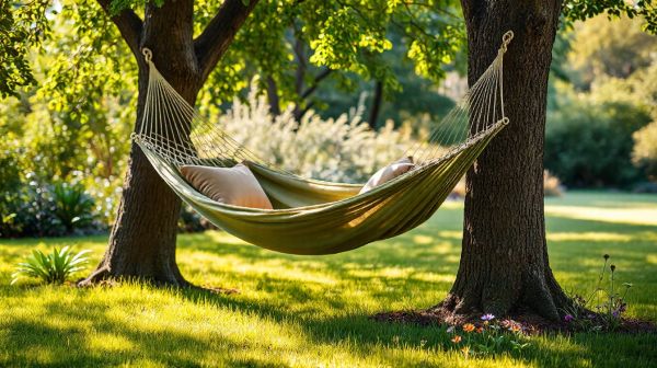 Top 5 hamacs doubles autoportants pour un jardin tendance